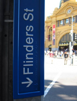 Melbourne CBD Street Signs
